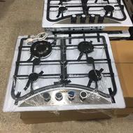 اجاق گاز رومیزی توکار استیل و شیشه ای