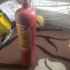 کپسول co2 اتش نشانی. نو و اکبند. پر. سه کیلوگرم قابلیت شارج