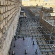 اجرای آرماتوربندی.شناژ واجرای سقف فلزی وجوشکاری اسکلت فلزی
