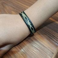 دستبند چرم اصل کار دست