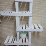 استند گل چوبی وجاپیازی چوبی