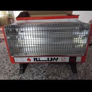 بخاربرقی3شعله وکرسی زغال سرخ کن نو