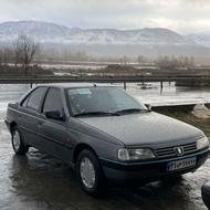 پژو 405 مدل 89 دوگانه شرکت شاسی سالم