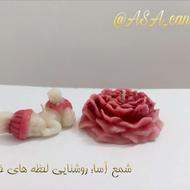 شمع طرح گل و نینی
