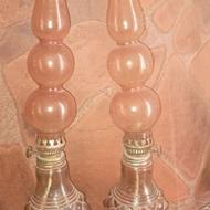 قلیان کوچیک و چراغ‌های قدیمی