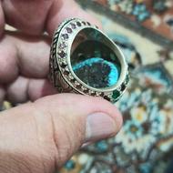 انگشتر فیروزه نیشابوری شجری کم نظیر