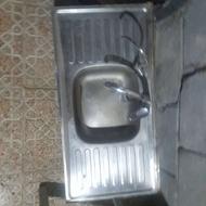 سینک ظرفشویی با شیر