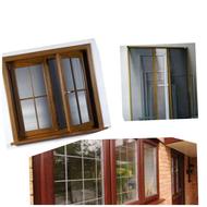 درب و پنجره دوجداره Upvc, توری پلیسه