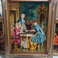 تابلو فرش دست بافت نو