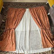 پرده حریر با یالان روش