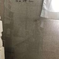 شیشه روی میز