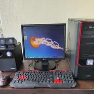 کامپیوتر 4هسته رم 8 ddr3 هارد 500 گرافیک 1