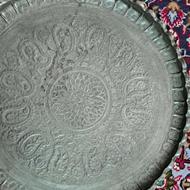 سینی مسی بوته ای قدیمی