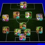 اکانت efootball با 9400 کوین