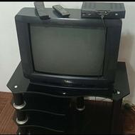 تلویزیون 21 اینچ با میز