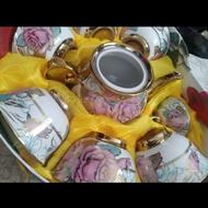 ست قوری کاسه آنتیک قدیمی