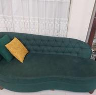 مبل 7نفره سبز و خردلی