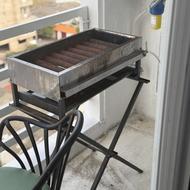 منقل گازی همراه با پایه