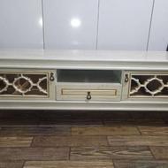 میز تلویزیون و آینه شمعدان