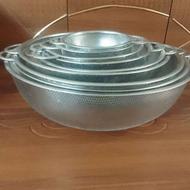 لگن 6پارچه و ابکش استیل 9 پارچه