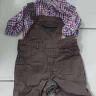 صندل غذا کریر و چندین دست لباس و کفش کودک 3تا9 1 سال