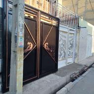 درب حیاطی دولنگه بیرون باز شو سنگین