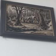 تابلو فرش منظره