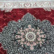 فرش محتشم 9 متری 700 شانه طرح محیا - لینا لاکی ساده