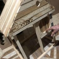 قفس پرنده چوبی خوشگل