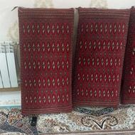 4 عدد پشتی دستباف ترکمن