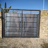 درب حیاطی ماشین رو