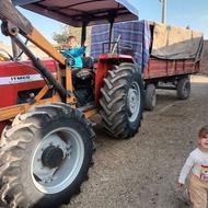 تراکتور285 مدل75 جفت دستی بابیل جلو