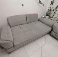 مبل تختشو 8 نفره با میزجلو مبلی و میزهای عسلی