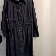 مانتو خاکستری و آبی رنگ نو