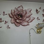 تابلو گل و پروانه وملکه صبا