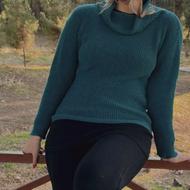 بلوز بافت یقه شل