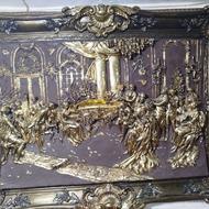 تابلو ورق طلا