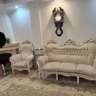 مبل استیل کلاسیک 7 نفره سالم