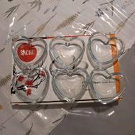 6 عدد کاسه قلبی ماست خوری