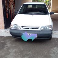 پراید مدل 1383رنگ سفید انژکتور کامل