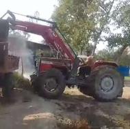 بیل جلو تراکتور مخصوص کار در معادن