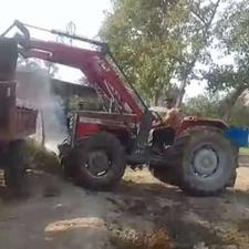 بیل جلو تراکتور مخصوص کار در معادن