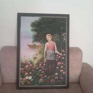 تابلو نقاشی رنگ وروغن ردر ابعاد85در90و83در75