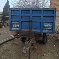 تریلی ساخت رادمنش گرکاب با شاسی دوبل لاستیک در حد