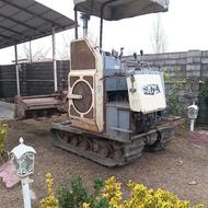 کاشت زمین با کمباین روتوری