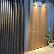 درب ضدسرقت روکش گردو طرح مدرن درهادیشهر