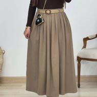 دامن کتان بلند چهار فصل