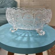 آجیل خوری کریستال ( پایه دار)