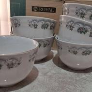 پیاله چینی لب طلایی