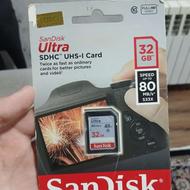 رم 32 گیگ SD سن دیسک سرعت 80 مگ